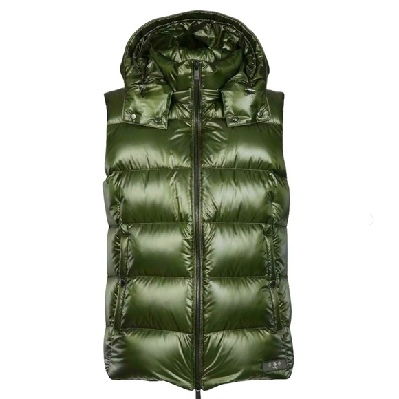 TATRAS Green Goose Down Filled Warm Winter Vest Size Medium - Picture 1 of 10